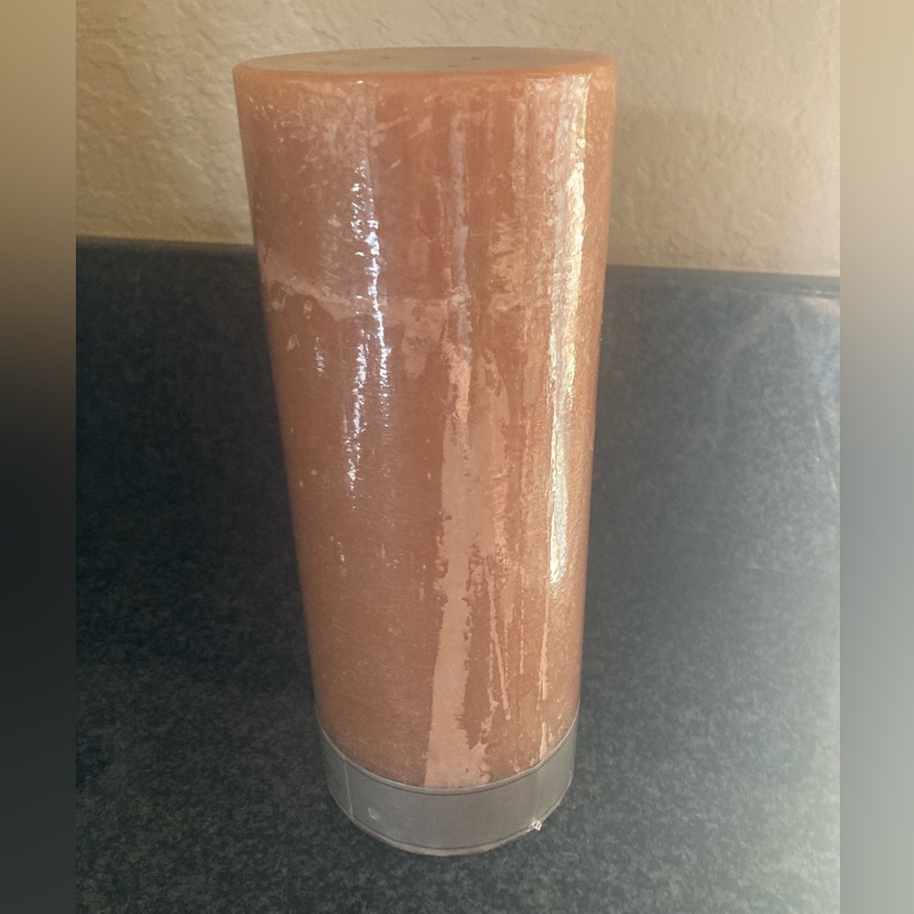 4x10 Pillar Candle - Amber color
